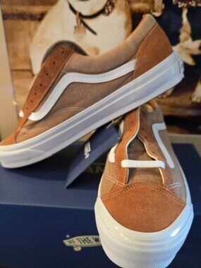 VANS LX Old Skool 36 Washed Tan / Brown VN000D57TBR Shoes Mens Size 13 US NEW